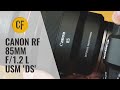 Canon RF 85mm f/1.2 'L' USM DS lens review with samples