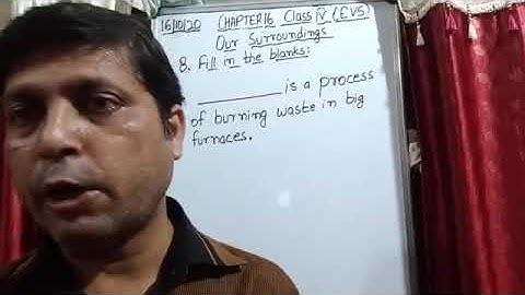 Class IV EVS 16 -10 -2020 by Mr Rupesh Chapter 16