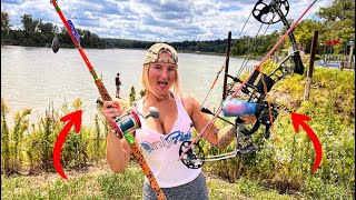 This STORM made the Fish go CRAZY...BEST Idea Ever!!! (Rising water FEED!!)