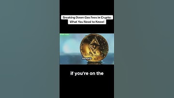 Breaking Down Gas Fees in Crypto: What You Need to Know!