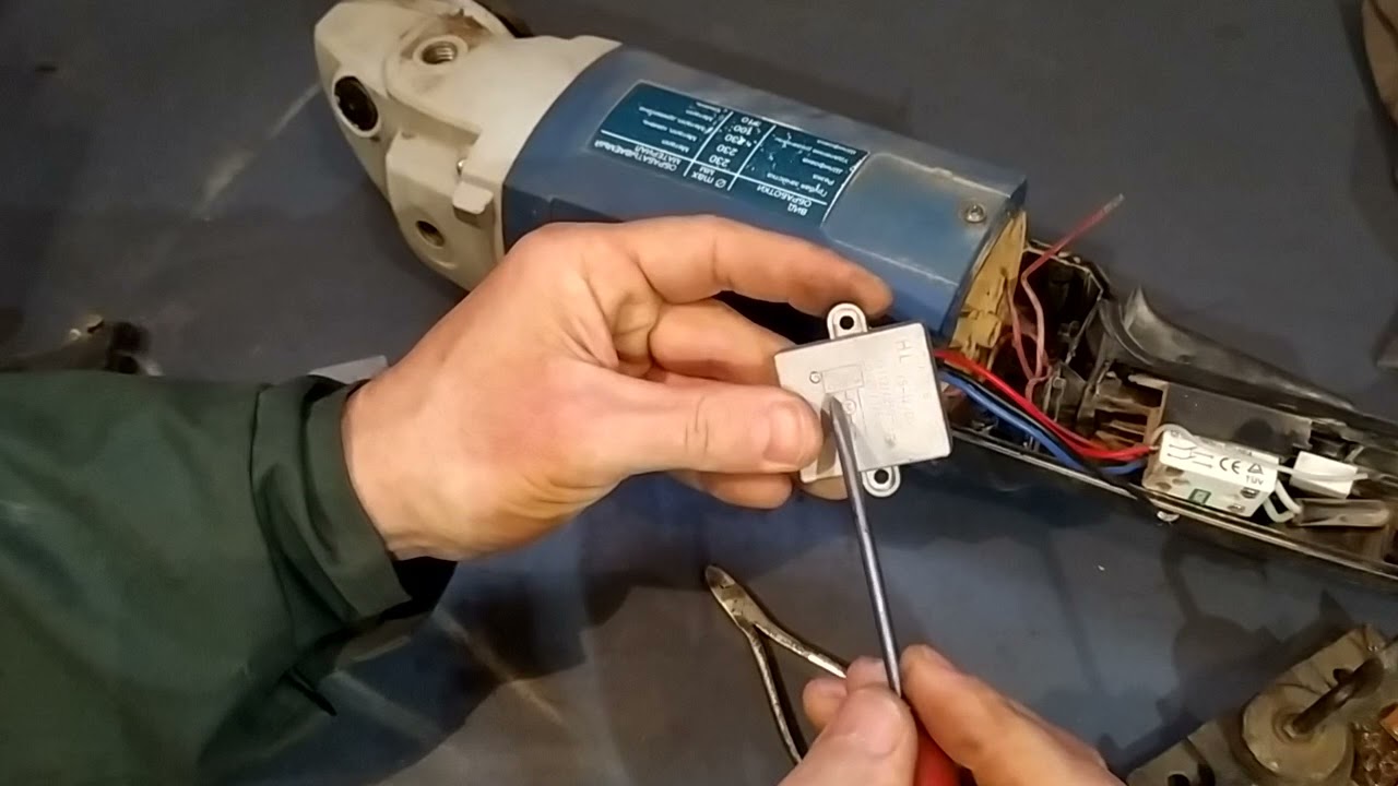 Плавный пуск на болгарку - YouTube