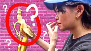 how miyoung eats a banana