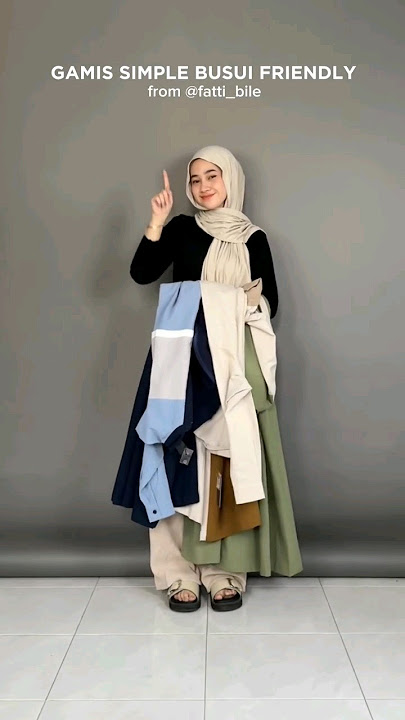GAMIS SIMPLE BUSUI FRIENDLY 🤍✨🥰 #shorts #shortsfeed