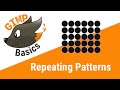 How to create a repeating pattern in GIMP