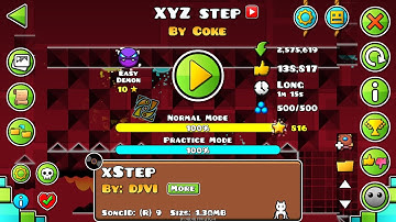 Geometry Dash 2.2 "XYZ step" 100% | Easy Demon by Coke