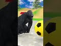 Long Slide Game with Cow Elephant Gorilla Hippopotamus Tiger 3d Animal Game Funny 3d Animals