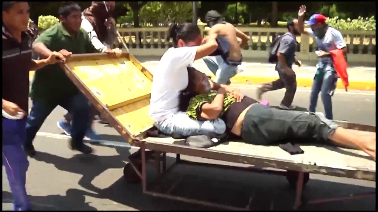 Marcha que termina con bombas lacrimogenas en protesta 19 Abril Maracaibo - YouTube