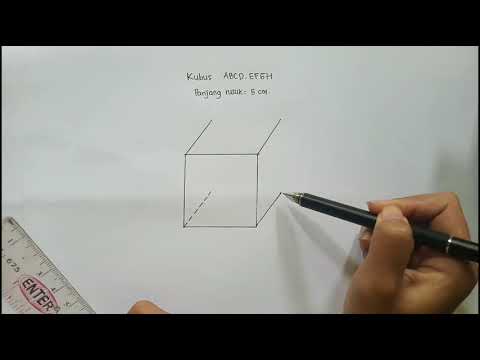 Video: Cara Menggambar Kubus