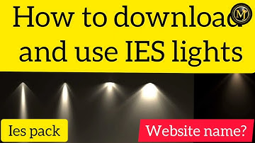 how to use IES lights and website to download IES lights |IES lights |spot lights |SketchUp tutorial