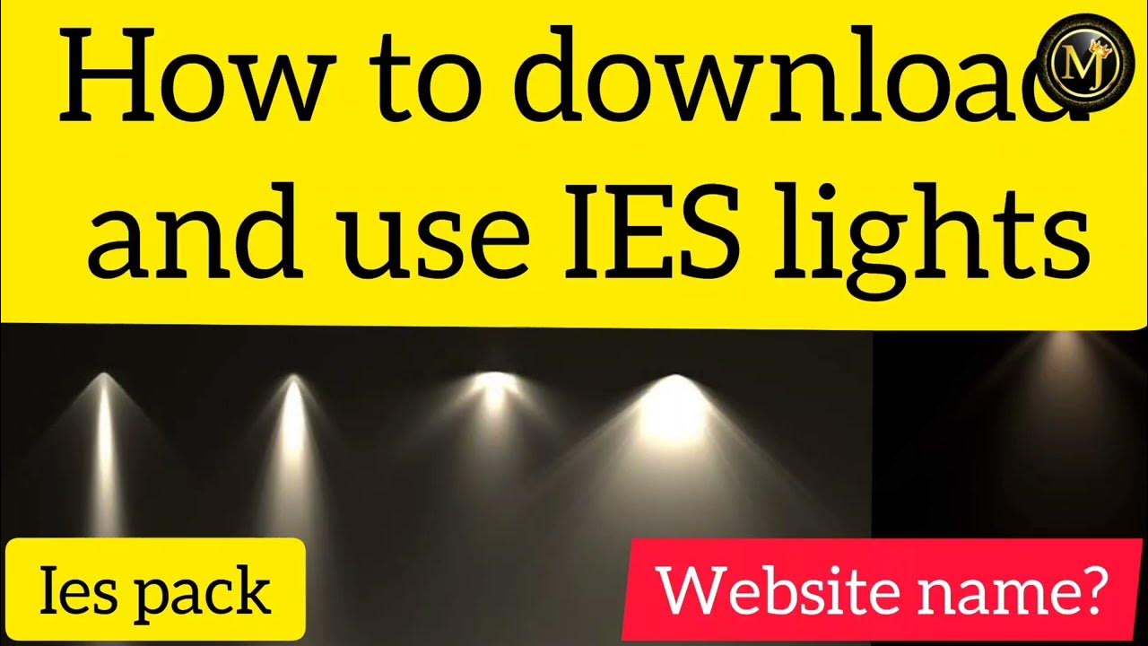 how to use IES lights and website to download IES lights IES lights