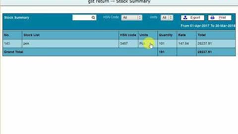 How to view report of stock summary audio in profitlaxmi accounting software