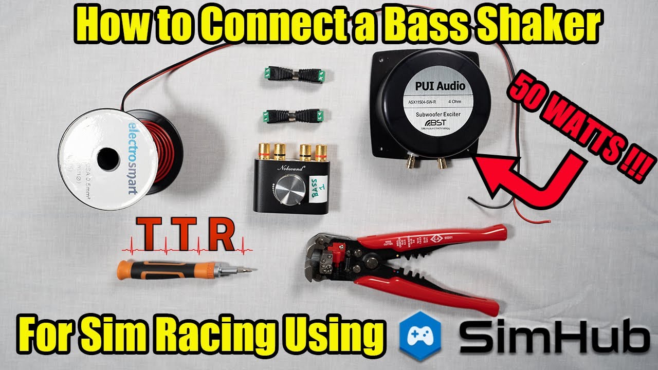 How to Connect a Bass Shaker for Sim Racing Using SimHub 