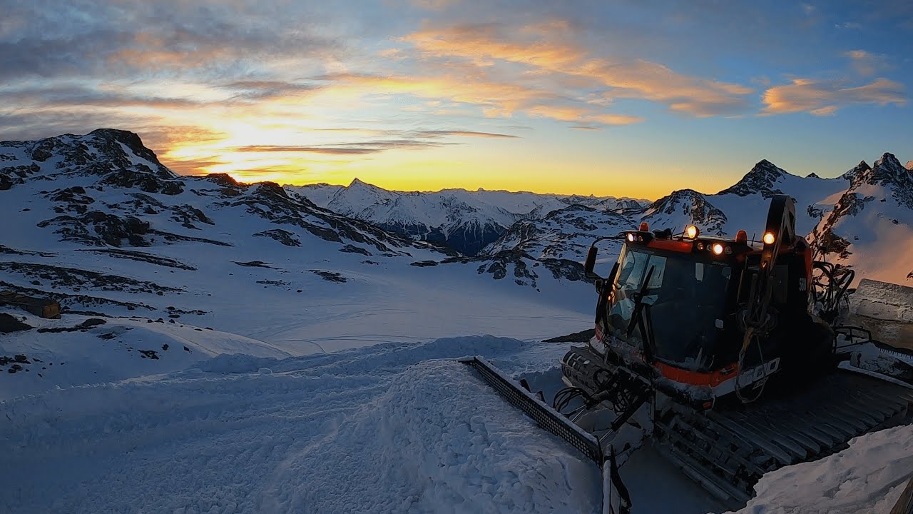 Damage en haut du col 3100m - Pistenbully 600 LTD W (2022)