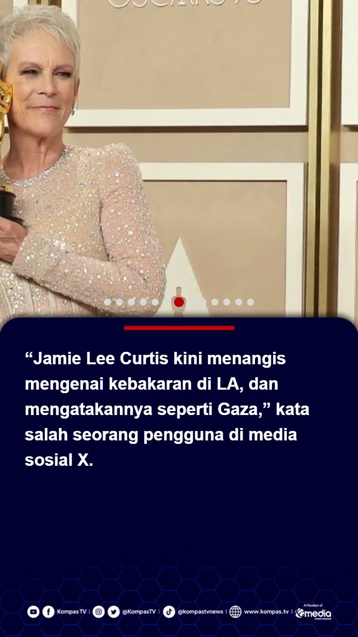 Jamie Lee Curtis Samakan Kebakaran Los Angeles dengan Gaza, Malah Panen Hujatan #losangeles #gaza