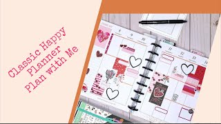 Plan with Me | Classic Happy Planner 02/08/21  #thehappyplanner #beforethepen