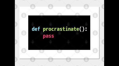 Python Part 3 - Flow Control