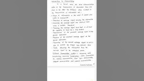 ELECTRONIC COMMUNICATION Module 1 Part 1