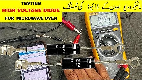 {499} How To Test CL01-12 Diode for Microwave Oven