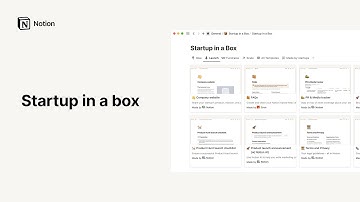 Startup in a box