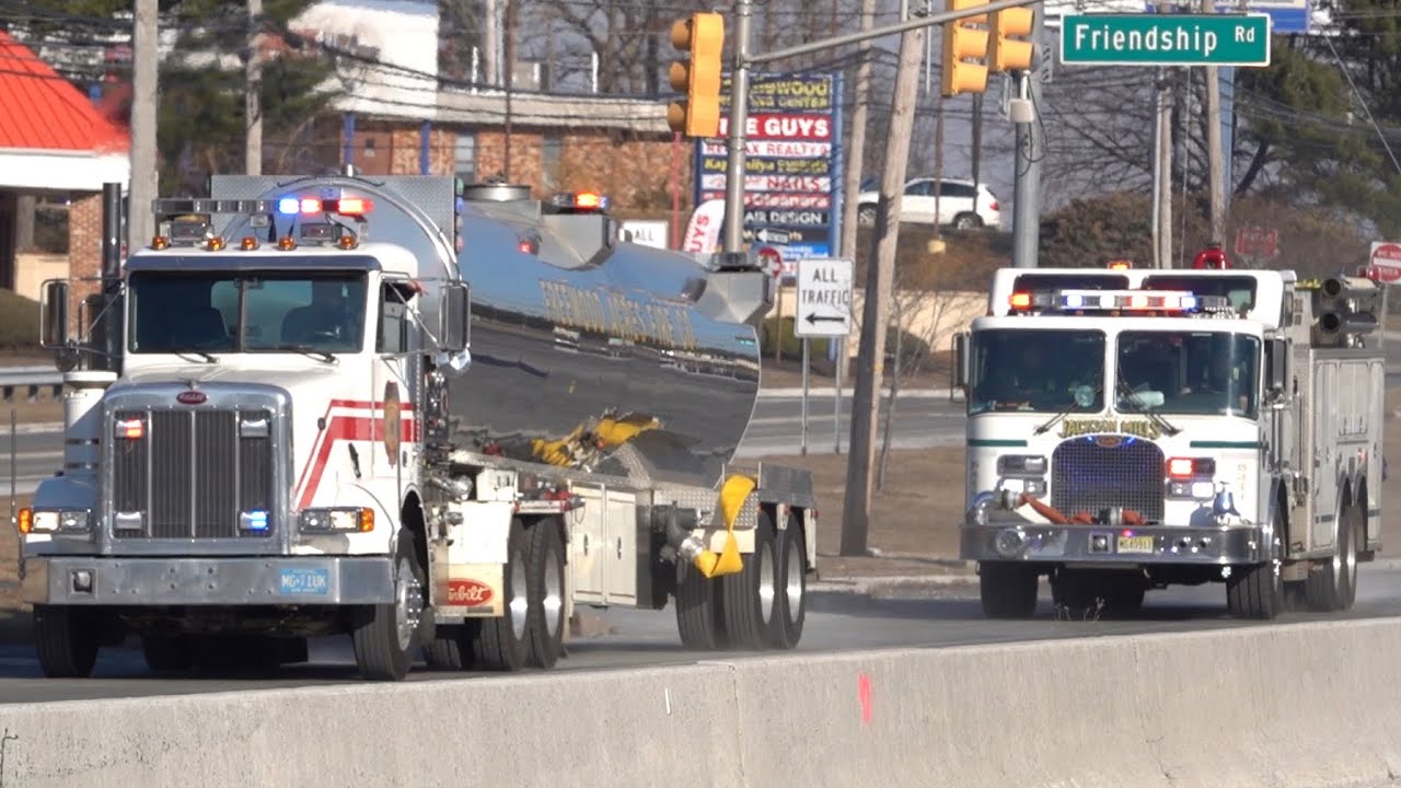 Howell Township Working House Fire Response - Sunset Ln 2/24/25