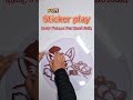 Baby fennec fox. sticker play #shorts
