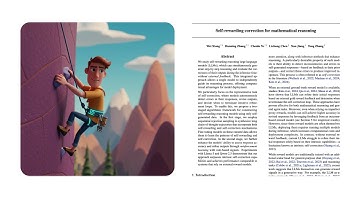 Self-rewarding correction for mathematical reasoning—LLM built-in oops detector (Paper Walkthru)