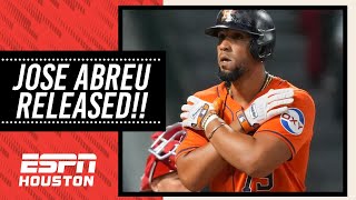 The Astros have RELEASED Jose Abreu..