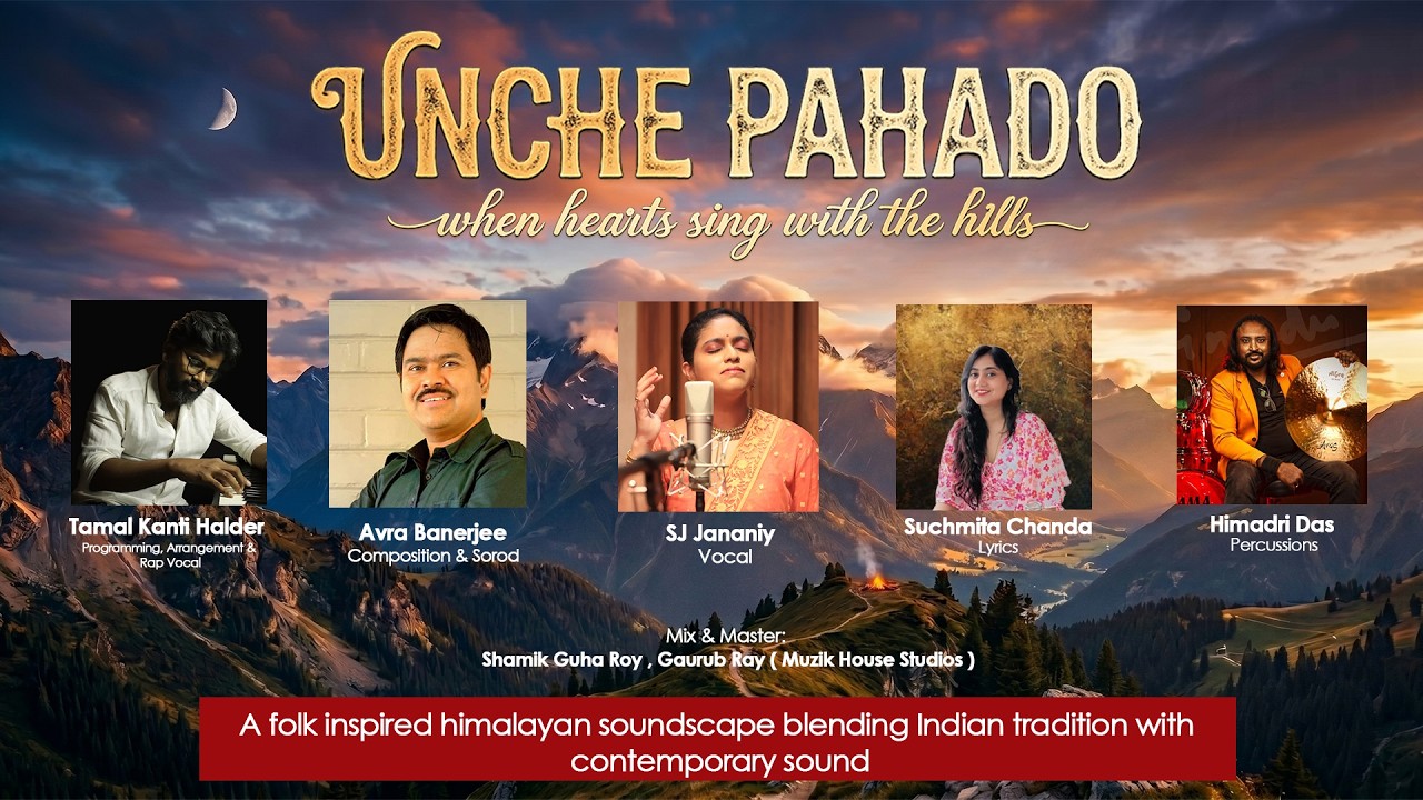 Unche Pahado | Indian Folk Fusion | S. J. Jananiy | Avra Banerjee | Tamal Kanti Halder