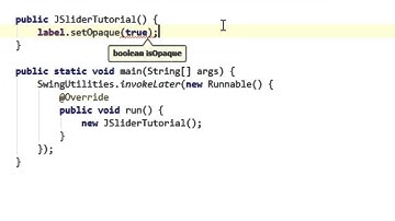 Java swing GUI tutorial #25: JSlider and ChangeListener