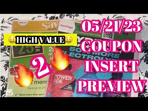 What coupons are we getting? 05/21/23 Coupon Insert Preview {2 Inserts}