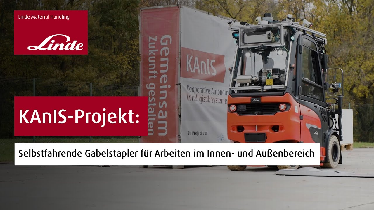 KAnIS-Projekt: Selbstfahrende Gabelstapler für Arbeiten im Innen- und Außenbereich