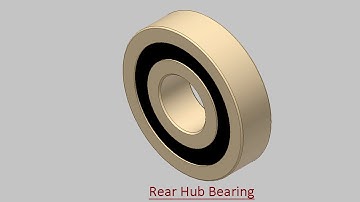 Rear Hub Bearing (Video Tutorial) Autodesk Inventor