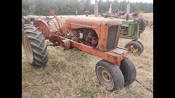 Allis Chalmers WD first time starting in over 20 years.