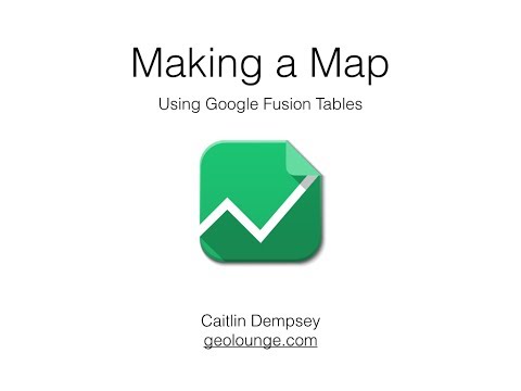 5-Minute Cartography: How to Make a Map with Excel Data Using Google Fusion Tables
