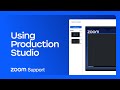 Using production studio