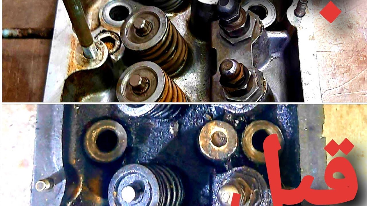 تجديد لوش سلندر سيارة لادا نيفا   Engine head restoration
