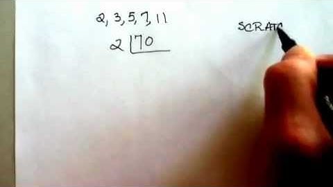 Prime Factorization - The Ladder Method