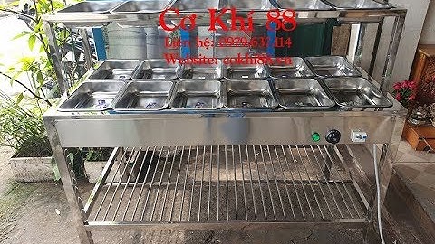 TỦ GIỮ NÓNG THỨC ĂN 18 KHAY - CƠ KHÍ 88