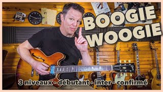 Video voorbeeld van "BOOGIE WOOGIE - tuto guitare Laurent KREMER"
