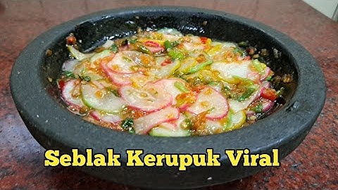 Punya Kerupuk ⁉️ Cobain Di Bikin Seblak Enak Banget || Resep Seblak Kerupuk || Seblak Cobek