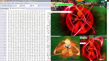 TUTORIAL / EFECTOS DE ATAQUES BT3 a DBZ TTT (SOLO