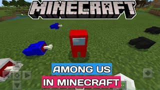 TERNYATA BEGINI BIKIN AMONG US DI MCPE ANDROID screenshot 2
