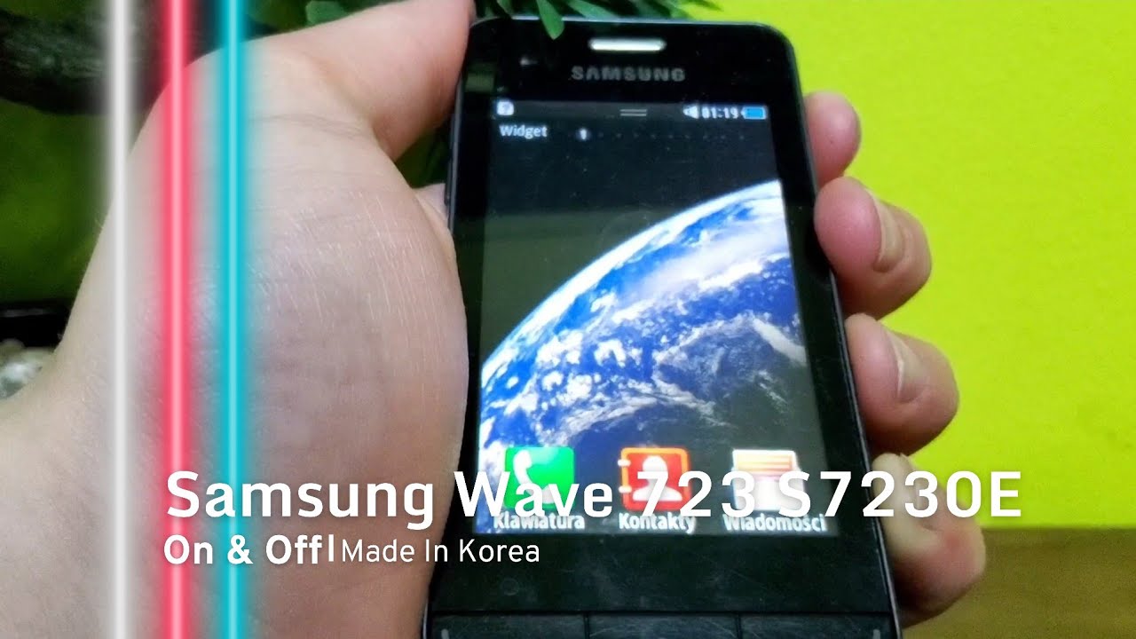 Samsung Wave 723 S7230E (Era GSM Poland) - On & Off - YouTube