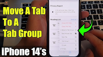 iPhone 14/14 Pro Max: How to Move A Tab To A Tab Group In Safari