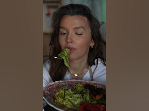 Зеленые спагетти для тонкой талии за 5 минут - YouTube