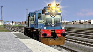 Diesel Loco Wdm3D Startup And Departure In Indian Train Simulator Indian Railways