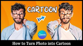 How to Turn Photo into Cartoon in Canva | Canva Tutorial for Beginners 📷