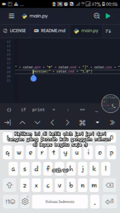 Story wa coding python