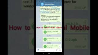 How to install Vidal mobile 2019 stable screenshot 1