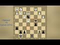 Gaasland VS Carlsen (2072) 0-1 , Norwagia qualifier 2001.